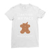 i can't feel my face Ladies Fitted T-Shirt