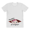 disculpame ya es agosto white girl black print All Over Women's T-shirt