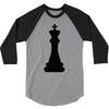 Chess King and Pawn 3/4 Sleeve Shirt