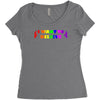 unicorns,i want to believe,fantasy,mythical,unicorns Women's Triblend Scoop T-shirt