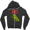 hippity hoppity get off my property Zipper Hoodie