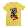 old skul dude Ladies Fitted T-Shirt