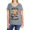 i do it for the pizza Ladies Curvy T-Shirt