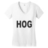 hog Women's V-Neck T-Shirt