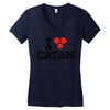 i love board games! Women's V-Neck T-Shirt