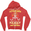mess with me i'll fight back Zipper Hoodie