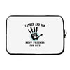 father and son best friends son Laptop sleeve