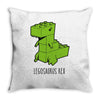 legosaurus rex Throw Pillow