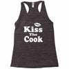 kiss the cook chef Racerback Tank