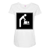 game over baby Maternity Scoop Neck T-shirt