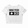 drink mode on Crop Top