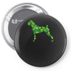 boxer leaf Pin-back button