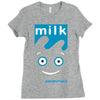 blur milk coffee and tv rock music band Ladies Fitted T-Shirt