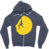 adrenaline addict rock climbing Zipper Hoodie