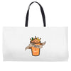 pupkin spice latte Weekender Totes