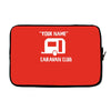 caravan club funny gift Laptop sleeve