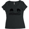 geeks vs nerds Women's Triblend Scoop T-shirt
