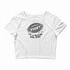 fugby it's a rucking good game Crop Top