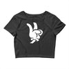 peace sign Crop Top