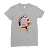 American Flag Q Ladies Fitted T-Shirt
