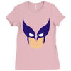 wolverine mask Ladies Fitted T-Shirt
