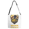 work hard Adjustable Strap Totes