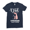 My Dad is Stronger Than Yours Ladies Fitted T-Shirt