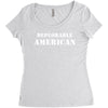 deplorable american Women's Triblend Scoop T-shirt