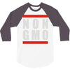 non gmo 3/4 Sleeve Shirt