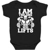 i am the one who lifts Baby Bodysuit