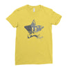 obey aku 2 Ladies Fitted T-Shirt