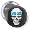skull holiday Pin-back button