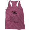 May Girl Facts Gemini Racerback Tank