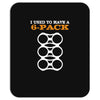 men's i used to have a 6 pack funny beer gut Mousepad