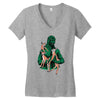 fawns meet kaiju Women's V-Neck T-Shirt