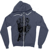 hand Zipper Hoodie