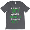 blessed god by spoiled by my husband protected by both T-Shirt