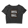 let's rock and or roll Crop Top