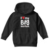 I Love My Big Brother Youth Hoodie