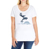 dolphin rider Ladies Curvy T-Shirt