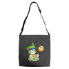 rufu  the green wolf Adjustable Strap Totes