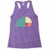 fibonacci golden ratio colorful Racerback Tank