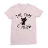 Meow Ladies Fitted T-Shirt