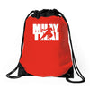 muay thai mma gym sport gym train Drawstring Bags