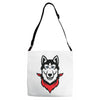 Siberian Husky Adjustable Strap Totes