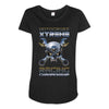 motocross extreme Maternity Scoop Neck T-shirt