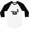 pedestrians vectorized 3/4 Sleeve Shirt