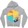 beach vibes Zipper Hoodie