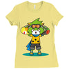 rufu the skaterwolf Ladies Fitted T-Shirt