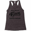 peace through superior firepower Racerback Tank